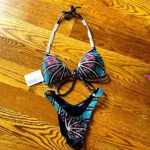 Bodybuilding/Figure competition suit. Used posing practice and one competition.